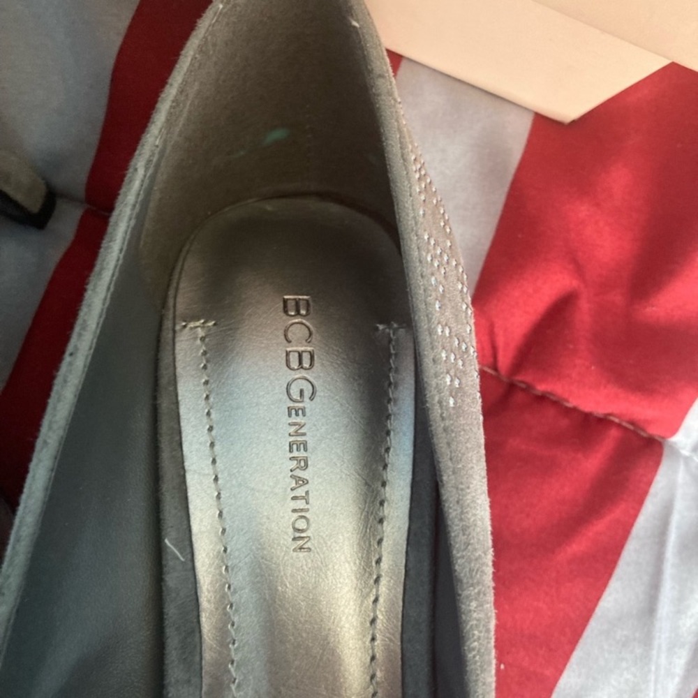 Gray Suede Pumps - Picture 7 of 7
